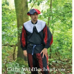 Leonardo Carbone Collier Du 17ème Siècle Leonard Blanc -Vetements Halloween Boutique collier du 17eme siecle leonard blanc 3