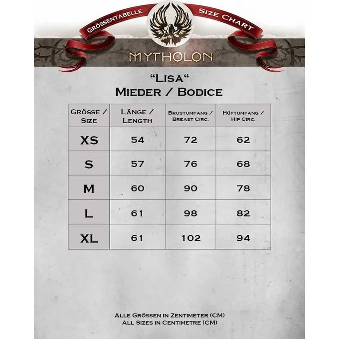 Mytholon Corsage En Cuir Lisa, Noir 4 Mytholon Corsage En Cuir Lisa, Noir – Image 4