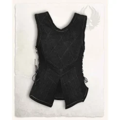 Mytholon Corsage En Cuir Lucy, Noir -Vetements Halloween Boutique corsage en cuir lucy noir 4