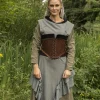 Epic Armoury Corset En Cuir Margot, Marron