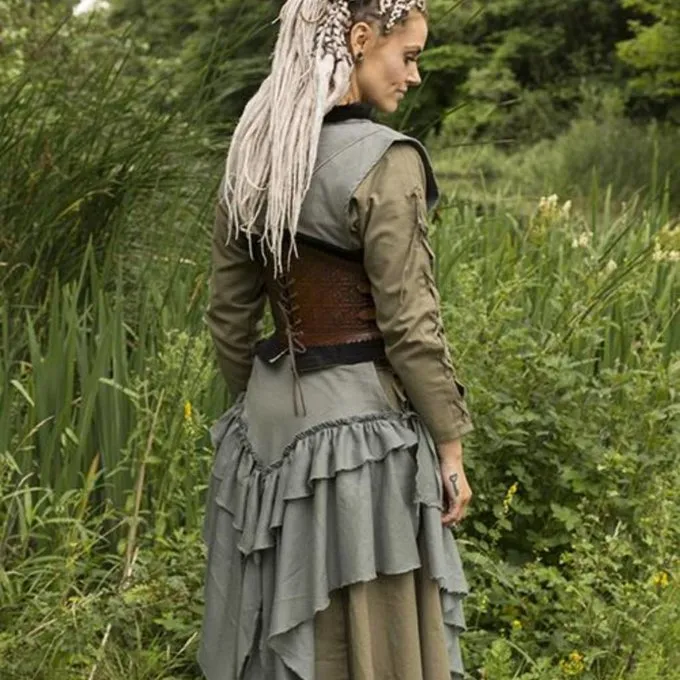 Epic Armoury Corset En Cuir Margot, Marron 3 Epic Armoury Corset En Cuir Margot, Marron – Image 3