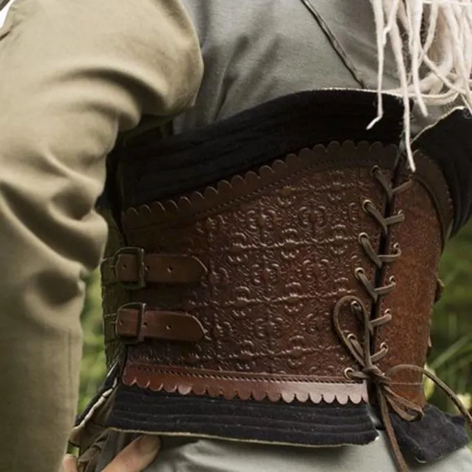 Epic Armoury Corset En Cuir Margot, Marron 5 Epic Armoury Corset En Cuir Margot, Marron – Image 5