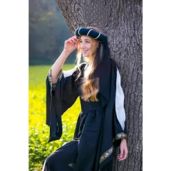 Leonardo Carbone Couronne De Jeune Fille, Noire Naturelle 7 Leonardo Carbone Couronne De Jeune Fille, Noire Naturelle -Vetements Halloween Boutique couronne de jeune fille noire naturelle 3