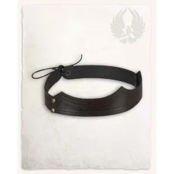 Mytholon Couronne En Cuir Isidor, Rouge Foncé