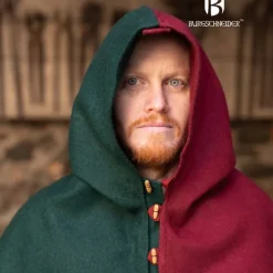 Burgschneider Cowl Dangereuse, Gauche, Rouge -Vetements Halloween Boutique cowl dangereuse gauche rouge 2