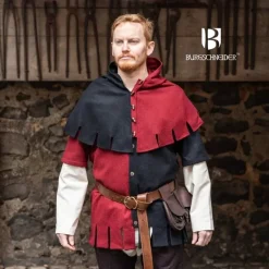 Burgschneider Cowl Dangereuse, Gauche, Rouge -Vetements Halloween Boutique cowl dangereuse gauche rouge 3