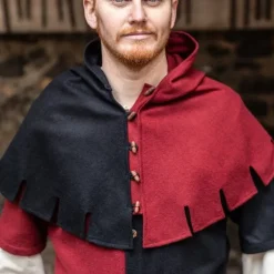 Burgschneider Cowl Dangereuse, Gauche, Rouge -Vetements Halloween Boutique cowl dangereuse gauche rouge 4