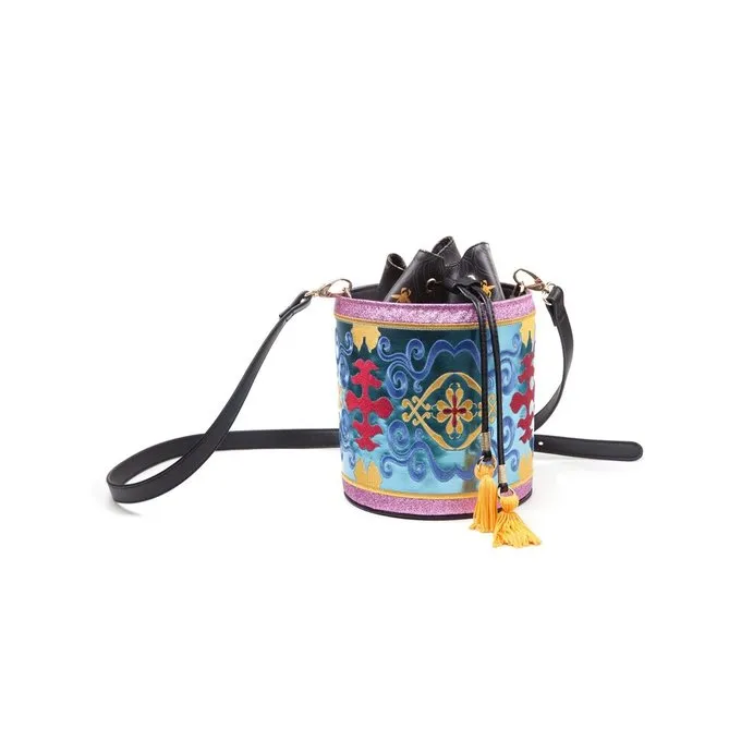 Difuzed Disney: Aladdin - Magic Carpet Glitter Drawstring Bucket Bag 1 Difuzed Disney: Aladdin - Magic Carpet Glitter Drawstring Bucket Bag