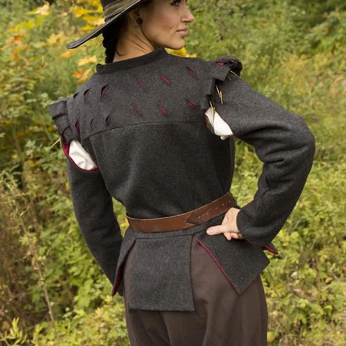 Epic Armoury Doublet Columbus, Gris Foncé 2 Epic Armoury Doublet Columbus, Gris Foncé – Image 2