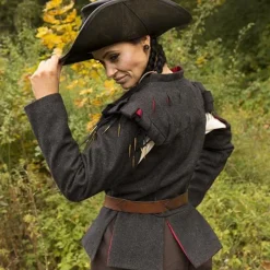 Epic Armoury Doublet Columbus, Gris Foncé 8 Epic Armoury Doublet Columbus, Gris Foncé -Vetements Halloween Boutique doublet columbus gris fonce 2