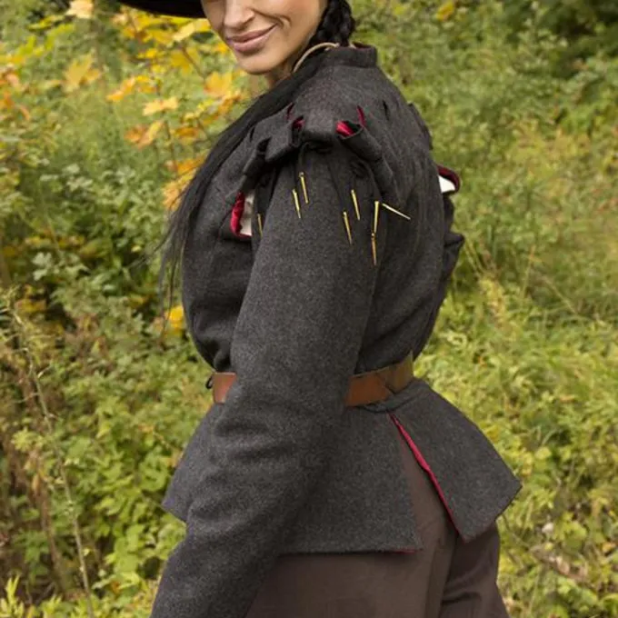 Epic Armoury Doublet Columbus, Gris Foncé 4 Epic Armoury Doublet Columbus, Gris Foncé – Image 4