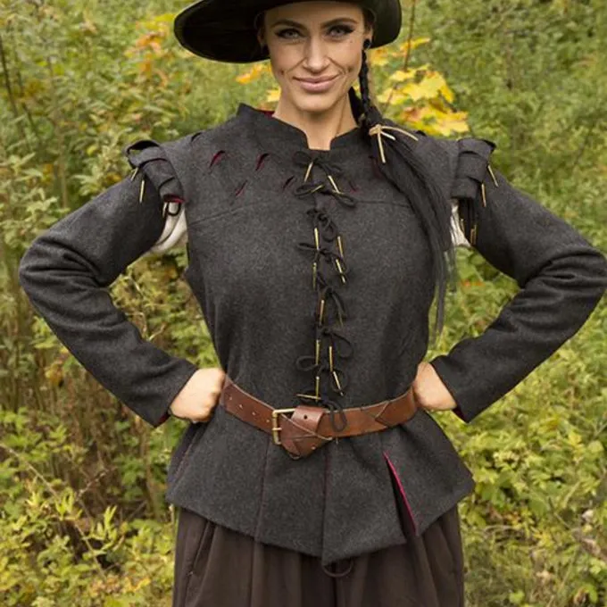 Epic Armoury Doublet Columbus, Gris Foncé 5 Epic Armoury Doublet Columbus, Gris Foncé – Image 5