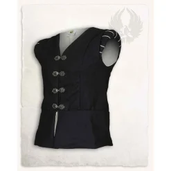 Mytholon Doublet De Laine Renaissance Geoffrey, Noir