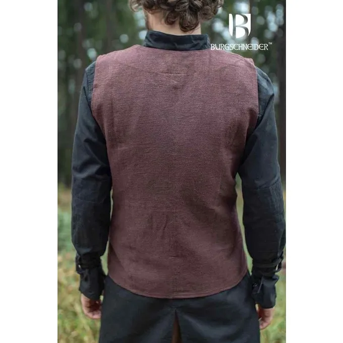 Burgschneider Gilet Maron, Marron 2 Burgschneider Gilet Maron, Marron – Image 2