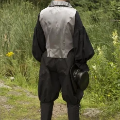 Epic Armoury Gilet Victorien Dorian, Gris 8 Epic Armoury Gilet Victorien Dorian, Gris -Vetements Halloween Boutique gilet victorien dorian gris 2