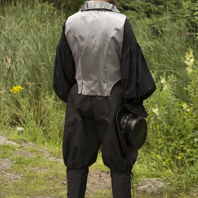 Epic Armoury Gilet Victorien Dorian, Gris 3 Epic Armoury Gilet Victorien Dorian, Gris – Image 3