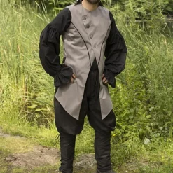 Epic Armoury Gilet Victorien Dorian, Gris