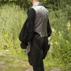 Epic Armoury Gilet Victorien Dorian, Gris 9 Epic Armoury Gilet Victorien Dorian, Gris -Vetements Halloween Boutique gilet victorien dorian gris 3