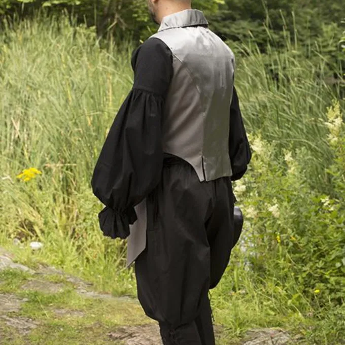 Epic Armoury Gilet Victorien Dorian, Gris 4 Epic Armoury Gilet Victorien Dorian, Gris – Image 4