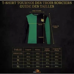 Cinereplicas Harry Potter: Chemise Triwizard Cup, Cedric Diggory -Vetements Halloween Boutique harry potter chemise triwizard cup cedric diggory 4