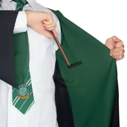 Cinereplicas HARRY POTTER COSPLAY: Robe Wizard Slytherin -Vetements Halloween Boutique harry potter cosplay robe wizard slytherin 5