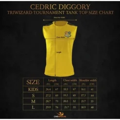 Cinereplicas Harry Potter : Débardeur Cedric Diggory Coupe Des Trois Sorciers 9 Cinereplicas Harry Potter : Débardeur Cedric Diggory Coupe Des Trois Sorciers -Vetements Halloween Boutique harry potter debardeur cedric diggory coupe des tr 4