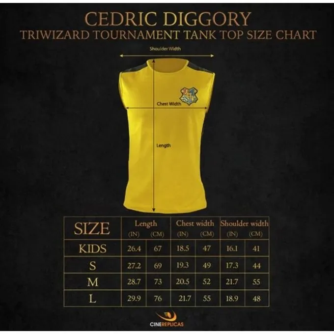 Cinereplicas Harry Potter : Débardeur Cedric Diggory Coupe Des Trois Sorciers 5 Cinereplicas Harry Potter : Débardeur Cedric Diggory Coupe Des Trois Sorciers – Image 5
