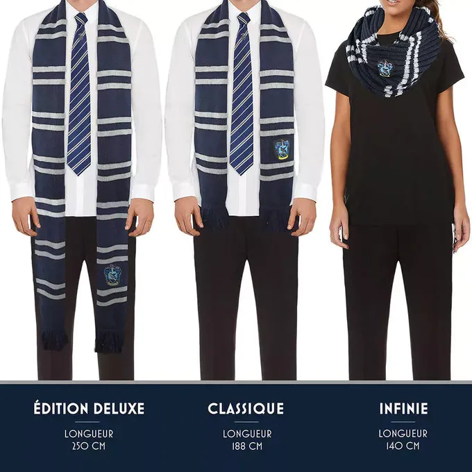 Cinereplicas Harry Potter : Echarpe Serdaigle XL 3 Cinereplicas Harry Potter : Echarpe Serdaigle XL – Image 3