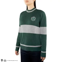 Cinereplicas Harry Potter: Pull Quidditch, Serpentard 7 Cinereplicas Harry Potter: Pull Quidditch, Serpentard -Vetements Halloween Boutique harry potter pull quidditch serpentard 2