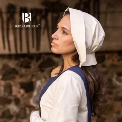 Burgschneider Helga De Capuchon Médiéval, Naturel -Vetements Halloween Boutique helga de capuchon medieval naturel 2