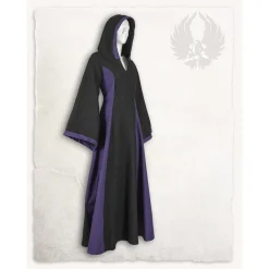 Mytholon Iris Robe Médiévale, Noir / Violet 8 Mytholon Iris Robe Médiévale, Noir / Violet -Vetements Halloween Boutique iris robe medievale noir violet 2