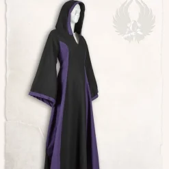Mytholon Iris Robe Médiévale, Noir / Violet 11 Mytholon Iris Robe Médiévale, Noir / Violet -Vetements Halloween Boutique iris robe medievale noir violet 5
