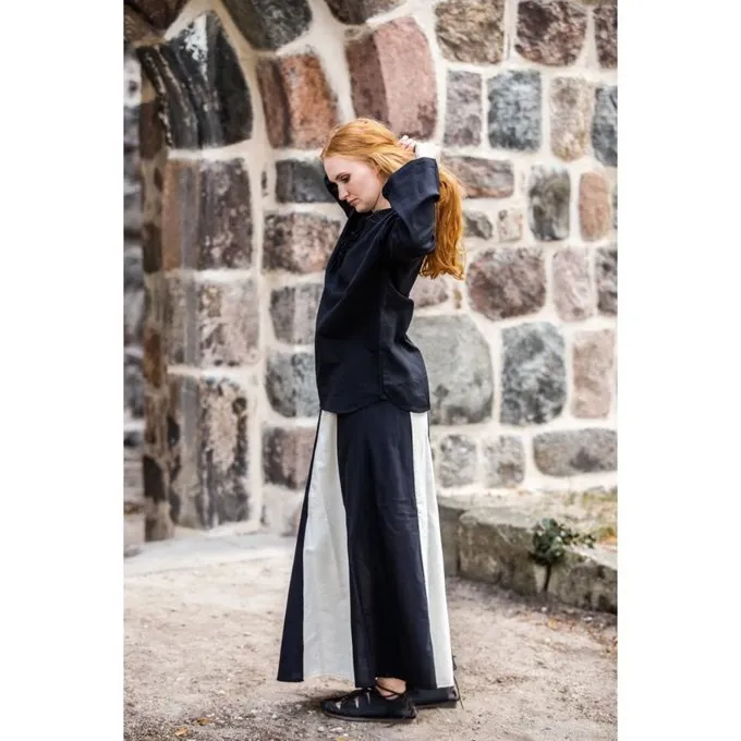 Leonardo Carbone Jupe Inge, Crème-noir 2 Leonardo Carbone Jupe Inge, Crème-noir – Image 2