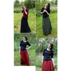 Leonardo Carbone Jupe Jutta Marron -Vetements Halloween Boutique jupe jutta marron 2