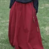 Jupe Médiévale Melisende, Rouge
