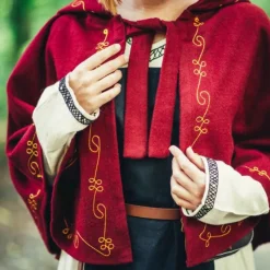 Leonardo Carbone Laine Chaperon Runa, Rouge -Vetements Halloween Boutique laine chaperon runa rouge 5