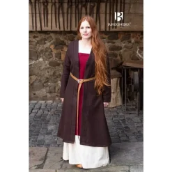 Burgschneider Manteau Birka Aslaug Laine, Marron -Vetements Halloween Boutique manteau birka aslaug laine marron 2