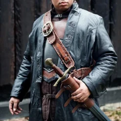 Epic Armoury Manteau En Cuir Hellsing, Noir -Vetements Halloween Boutique manteau en cuir hellsing noir 4