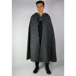 Leonardo Carbone Manteau Médiéval Karen Bleu 5 Leonardo Carbone Manteau Médiéval Karen Bleu -Vetements Halloween Boutique manteau medieval karen bleu 2