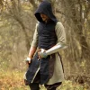 Epic Armoury Manteau Sans Manches Assassins Creed, Marron-noir