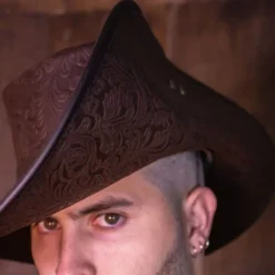 Rawblade Musketeer Hat Toledo, Deluxe, Brown 7 Rawblade Musketeer Hat Toledo, Deluxe, Brown -Vetements Halloween Boutique musketeer hat toledo deluxe brown 2