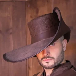 Rawblade Musketeer Hat Toledo, Deluxe, Brown