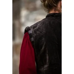 Leonardo Carbone Pourpoint De Velours Avec Des Boutons En Métal, Marron -Vetements Halloween Boutique pourpoint de velours avec des boutons en metal mar 2