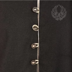 Mytholon Renaissance Tunique Rafael, Noir -Vetements Halloween Boutique renaissance tunique rafael noir 2