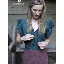 Burgschneider Robe Agga, Verte -Vetements Halloween Boutique robe agga verte 2