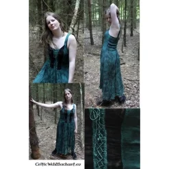 Leonardo Carbone Robe Aibell, Marron -Vetements Halloween Boutique robe aibell marron 2