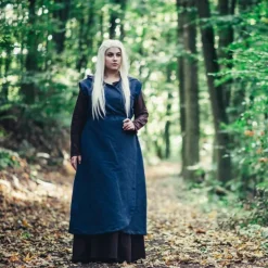 Leonardo Carbone Robe Cache-cœur Thyra, Bleu