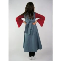 Leonardo Carbone Robe De Deux Couleurs Bleu-rouge -Vetements Halloween Boutique robe de deux couleurs bleu rouge 3
