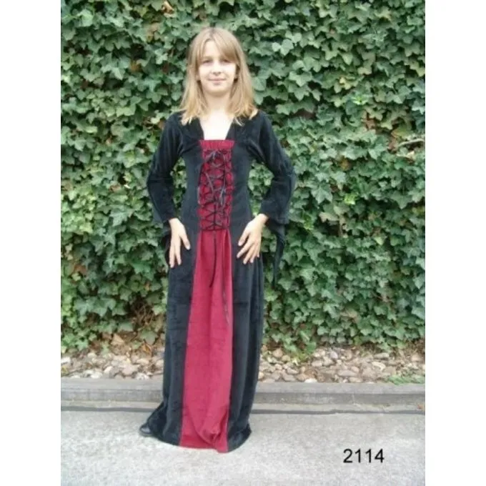 Leonardo Carbone Robe De Fille Aline Noir-rouge 5 Leonardo Carbone Robe De Fille Aline Noir-rouge – Image 5