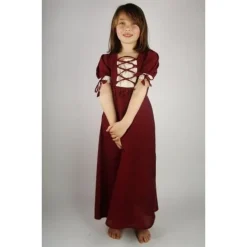 Leonardo Carbone Robe De Fille Nina Rouge -Vetements Halloween Boutique robe de fille nina rouge 2